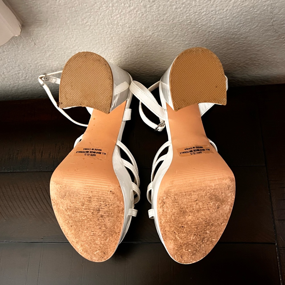 Lulus White Platform Heels - Picture 2 of 5